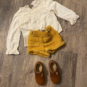 Zara Babygirl Tweed Shorts